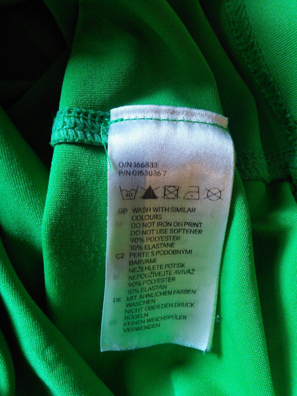 Froschgrünes Sporttop