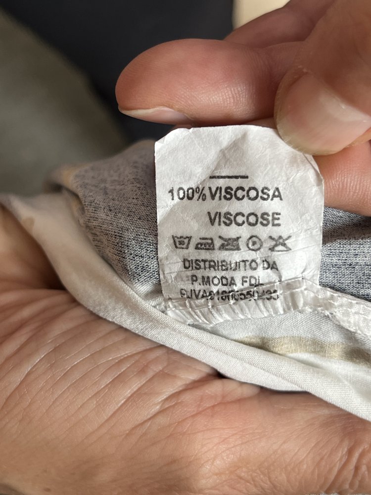 Trägerkleidchen aus Italien Gr.S Navy Weiß Viskose mit einem Volants am Saum, luftig leicht für ganz heiße Tage