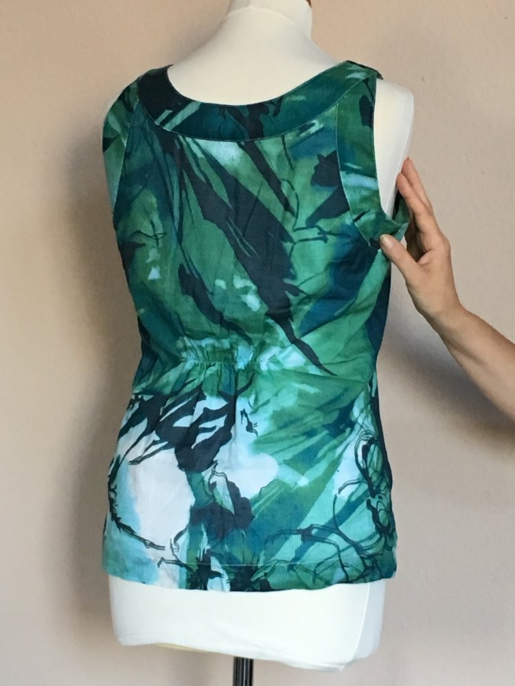Hirsch Tunika Tanktop Gr.38 unterfüttert mit Seiten Reißverschluss