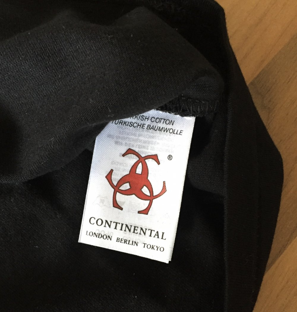 Continental Fair Wear T-Shirt Gr.S schwarz weiß Neu