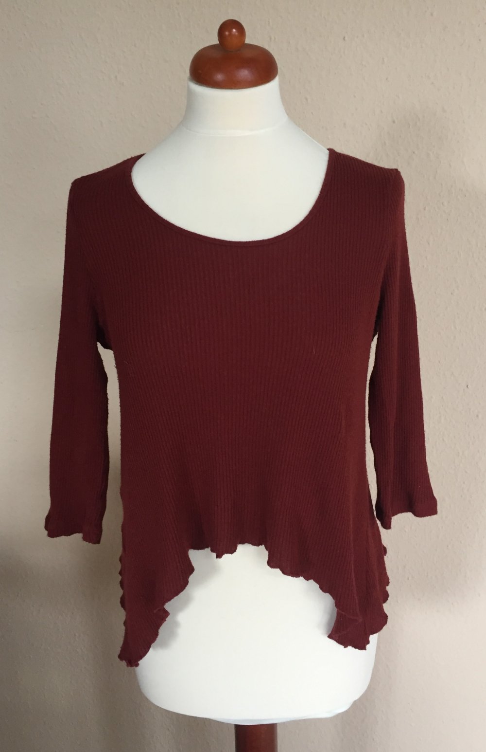 2 H&M Divided Top Shirts Gr. M Rostbraun zum Kombinieren