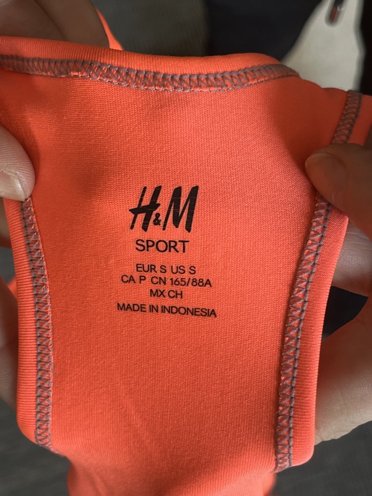 2 Sport Activewear Tops Shirts Gr.S H&M und S.Oliver Orange und Pink