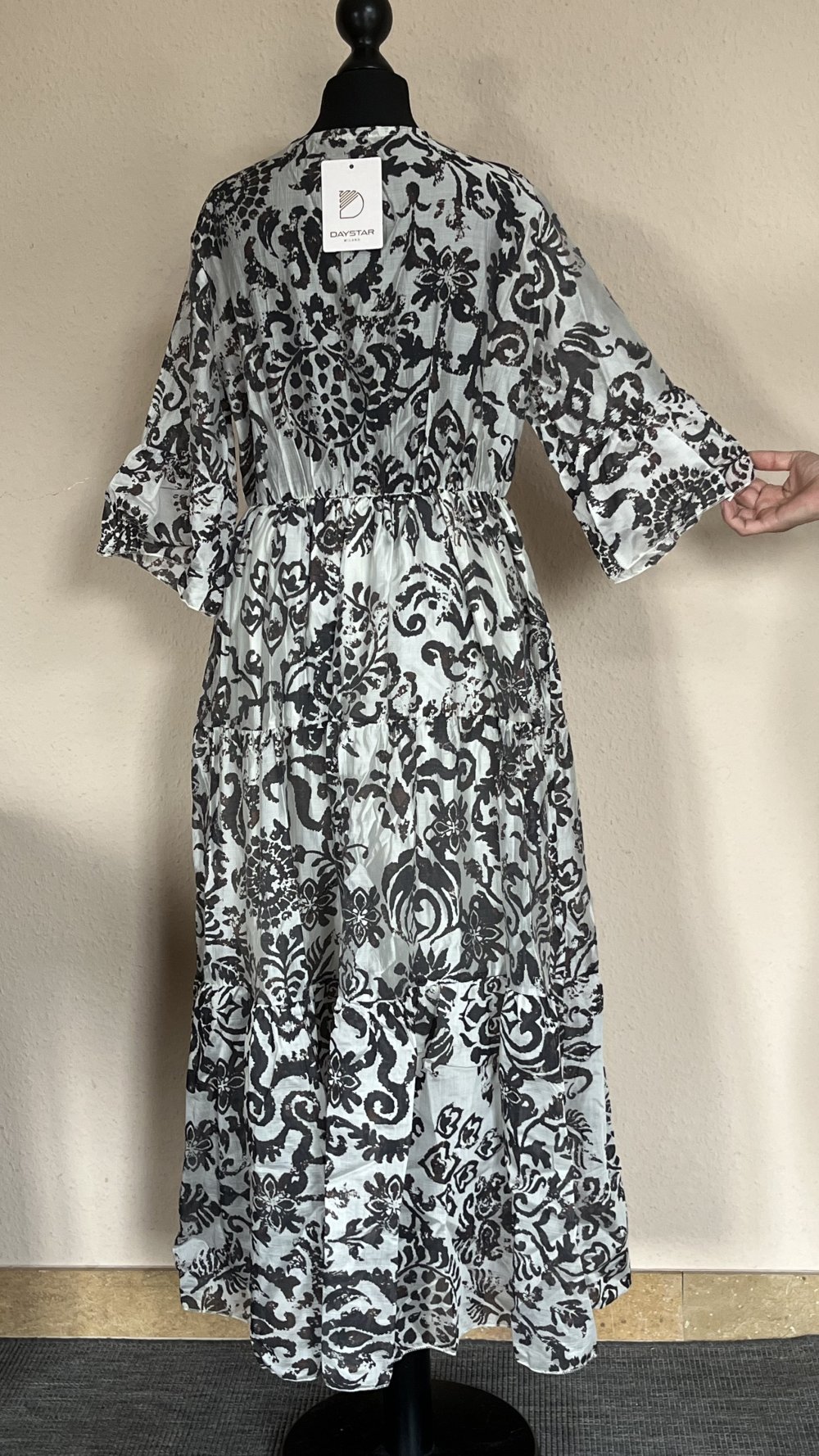 Daystar Milano Blue Royal Maxikleid mit Unterrock Gr.S/M