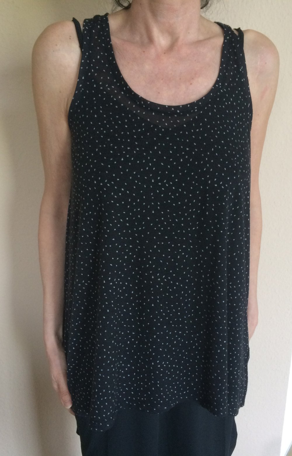 H&M Divided Racer Top Shirt Gr.36 mit Peace Symbol