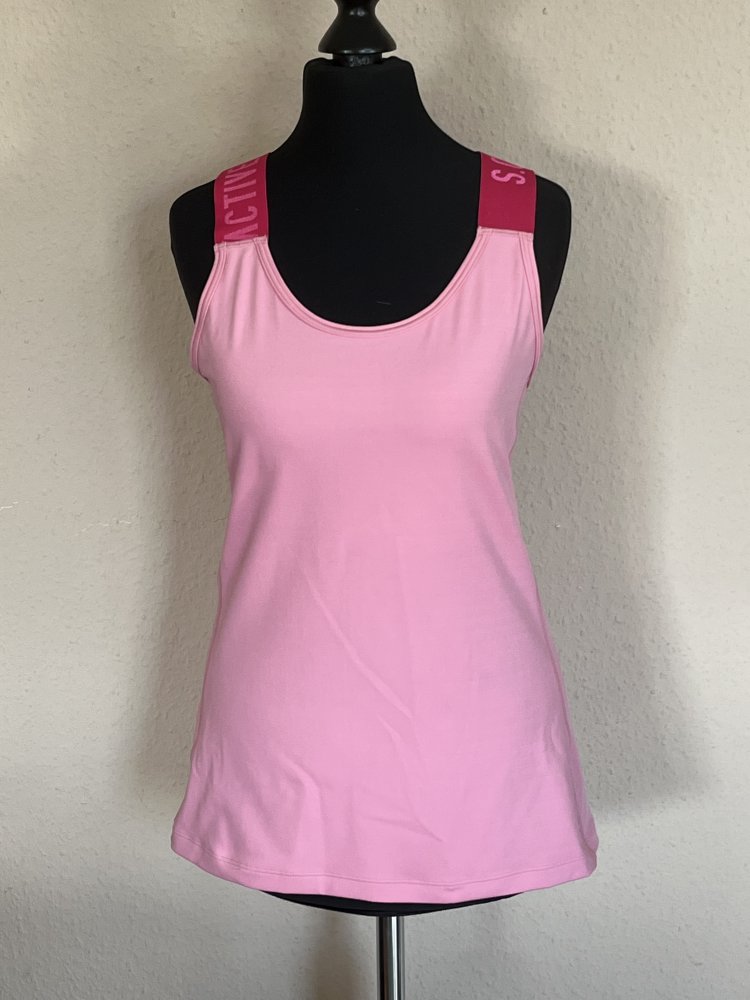 2 Sport Activewear Tops Shirts Gr.S H&M und S.Oliver Orange und Pink