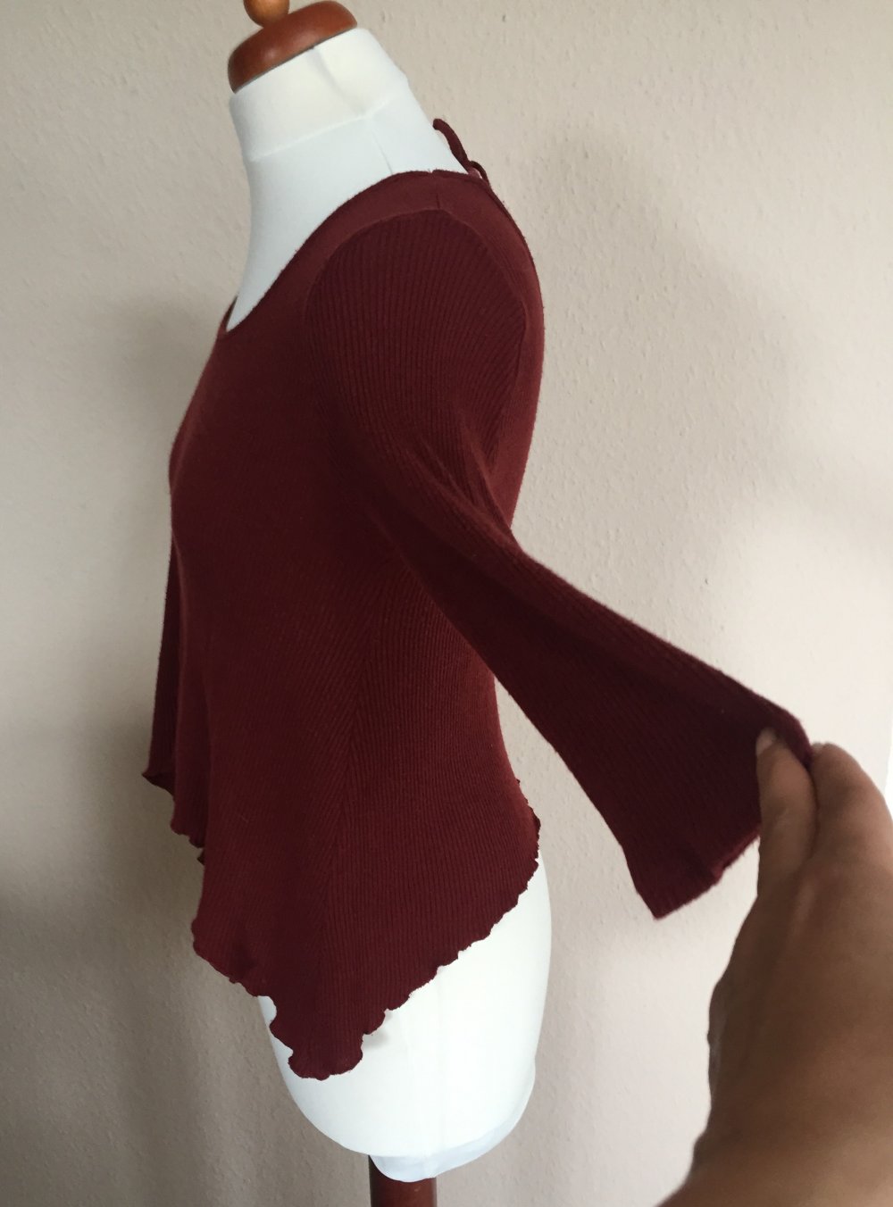 2 H&M Divided Top Shirts Gr. M Rostbraun zum Kombinieren