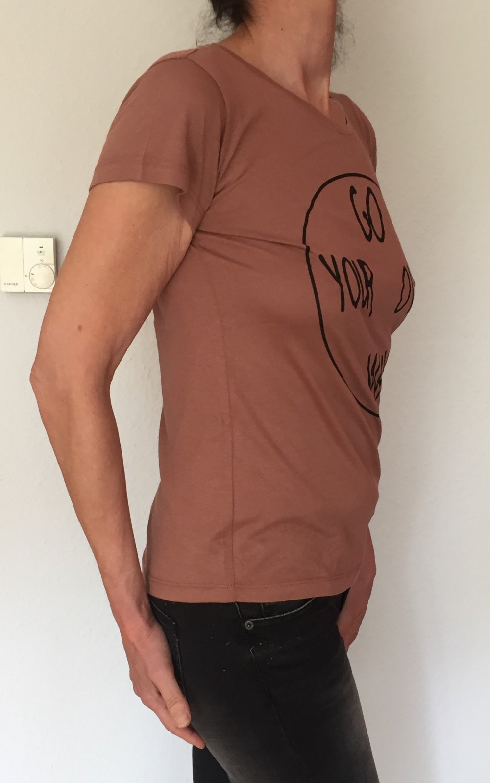 Pieces T-Shirt Gr.XS Neu mit Etikett Pastell Erdton