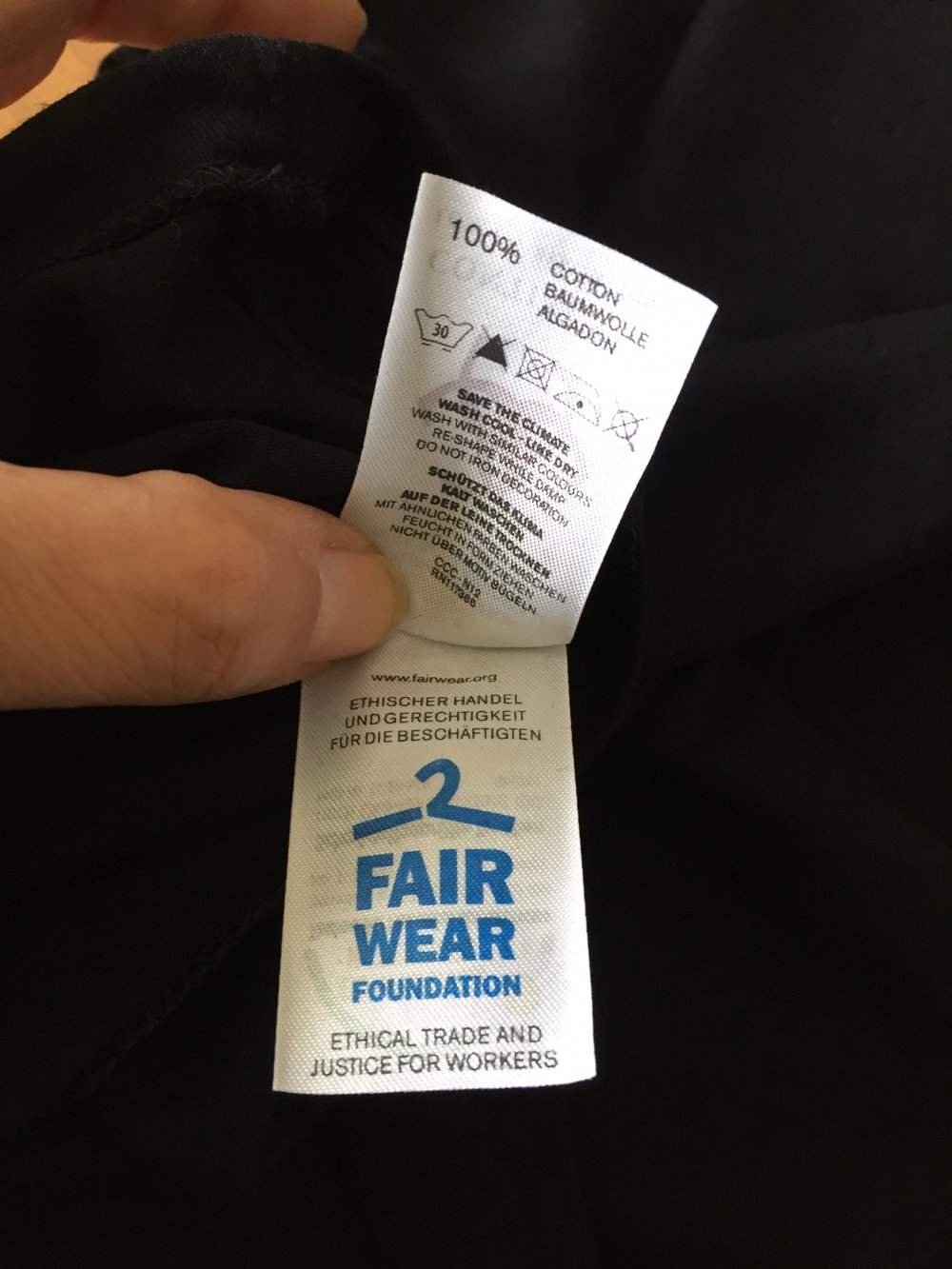 Continental Fair Wear T-Shirt Gr.S schwarz weiß Neu