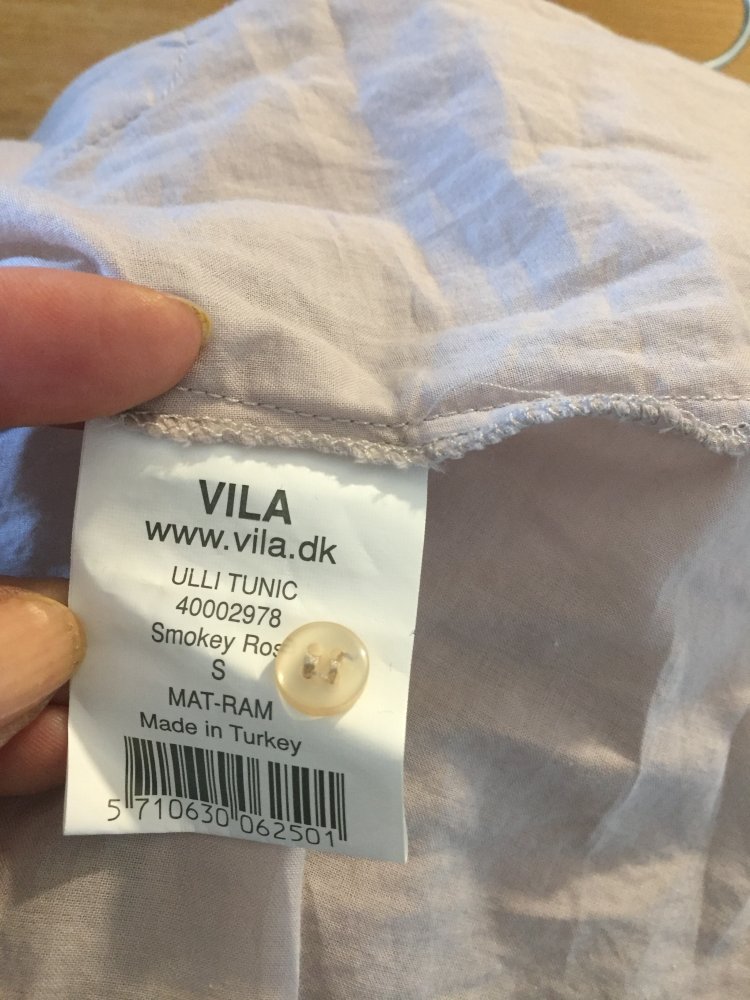 Vila romantisches Sommerkleid Gr.XS Ulli Tunic, Smokey Rose
