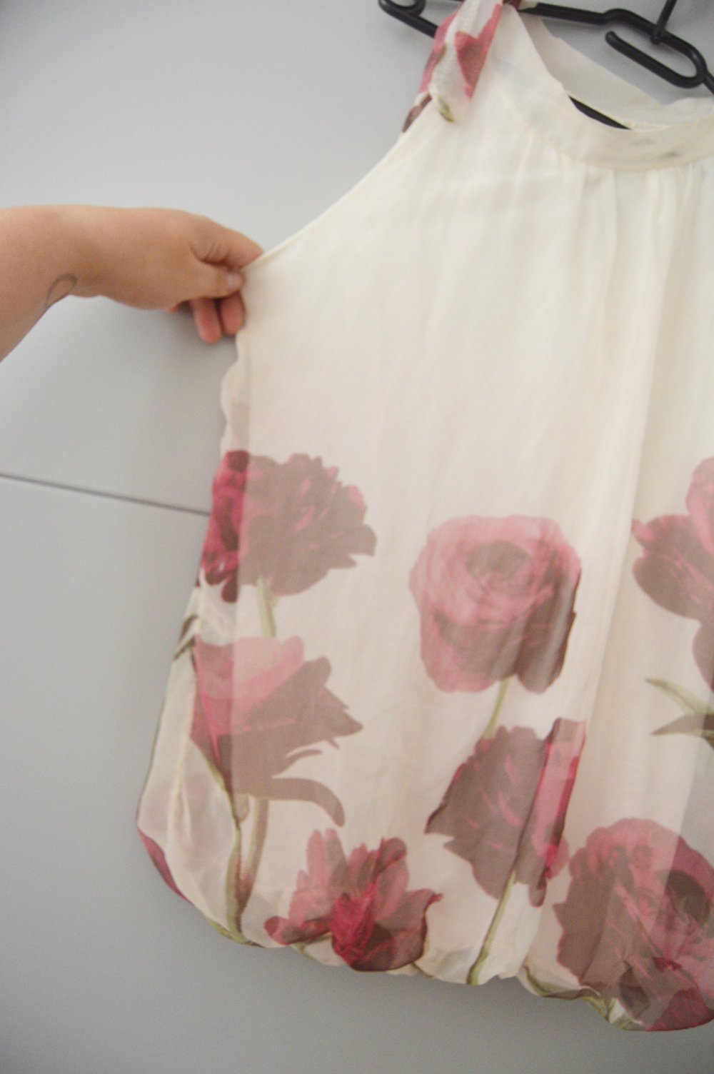 Schöne blumen bluse aus Italien gr.S