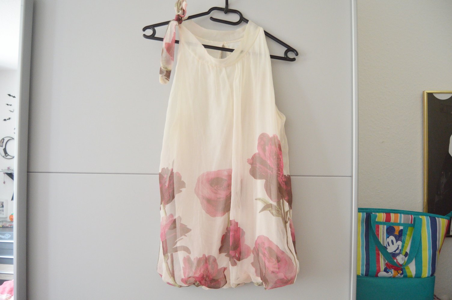 Schöne blumen bluse aus Italien gr.S