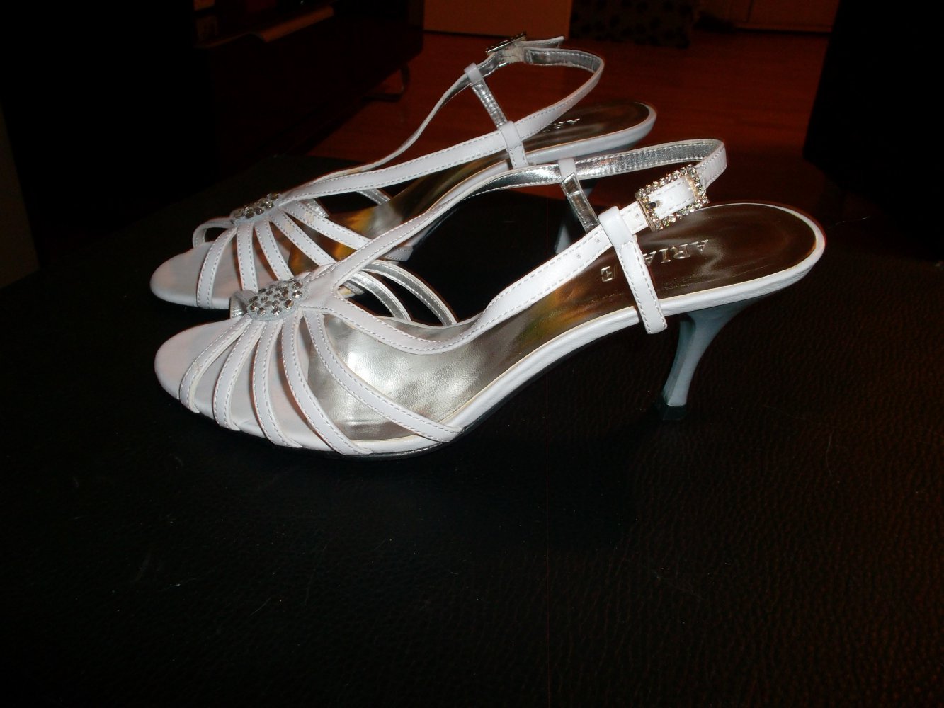 neuer weisser damen sommerschuh,gr. 37