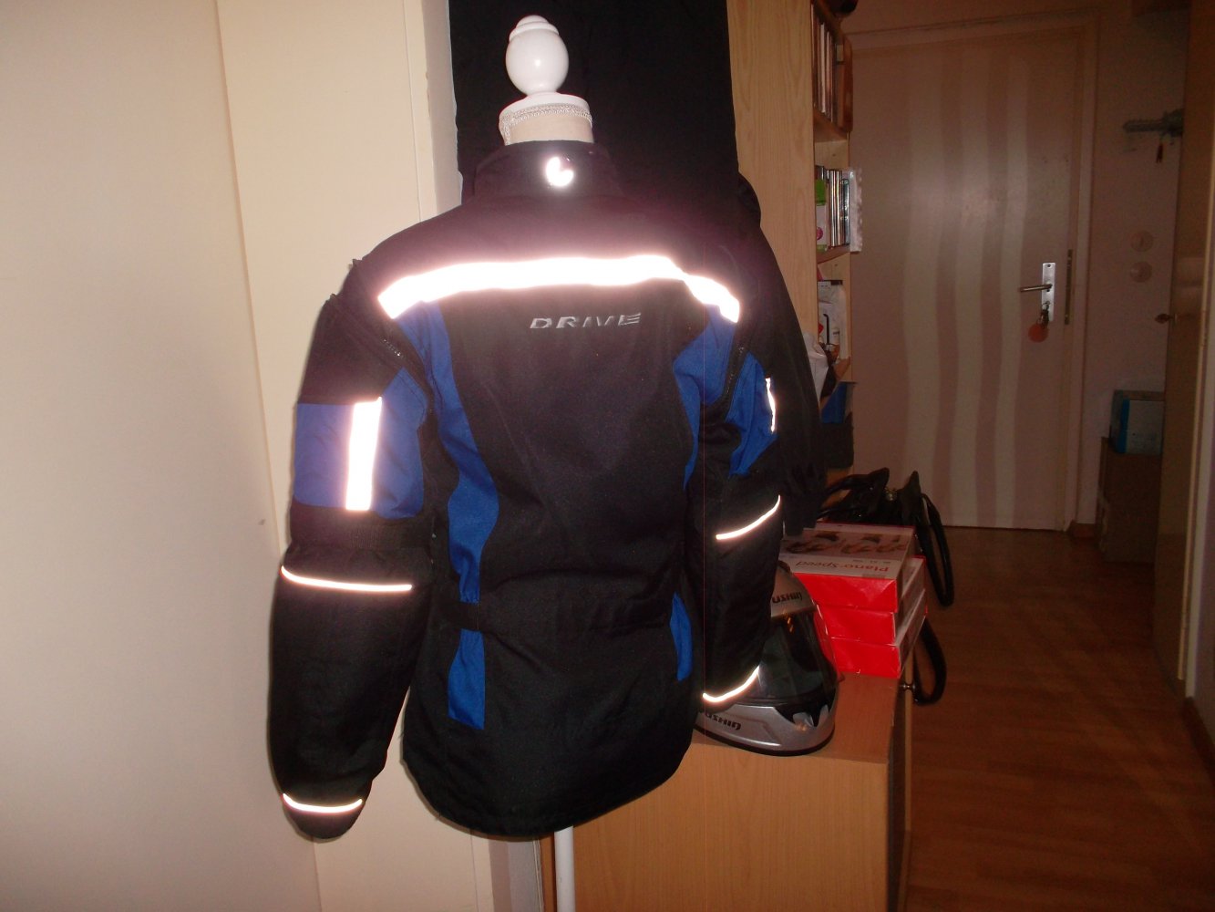 hochwertige motorrad-kinderjacke,polo/polotex,158/164,neuwertig