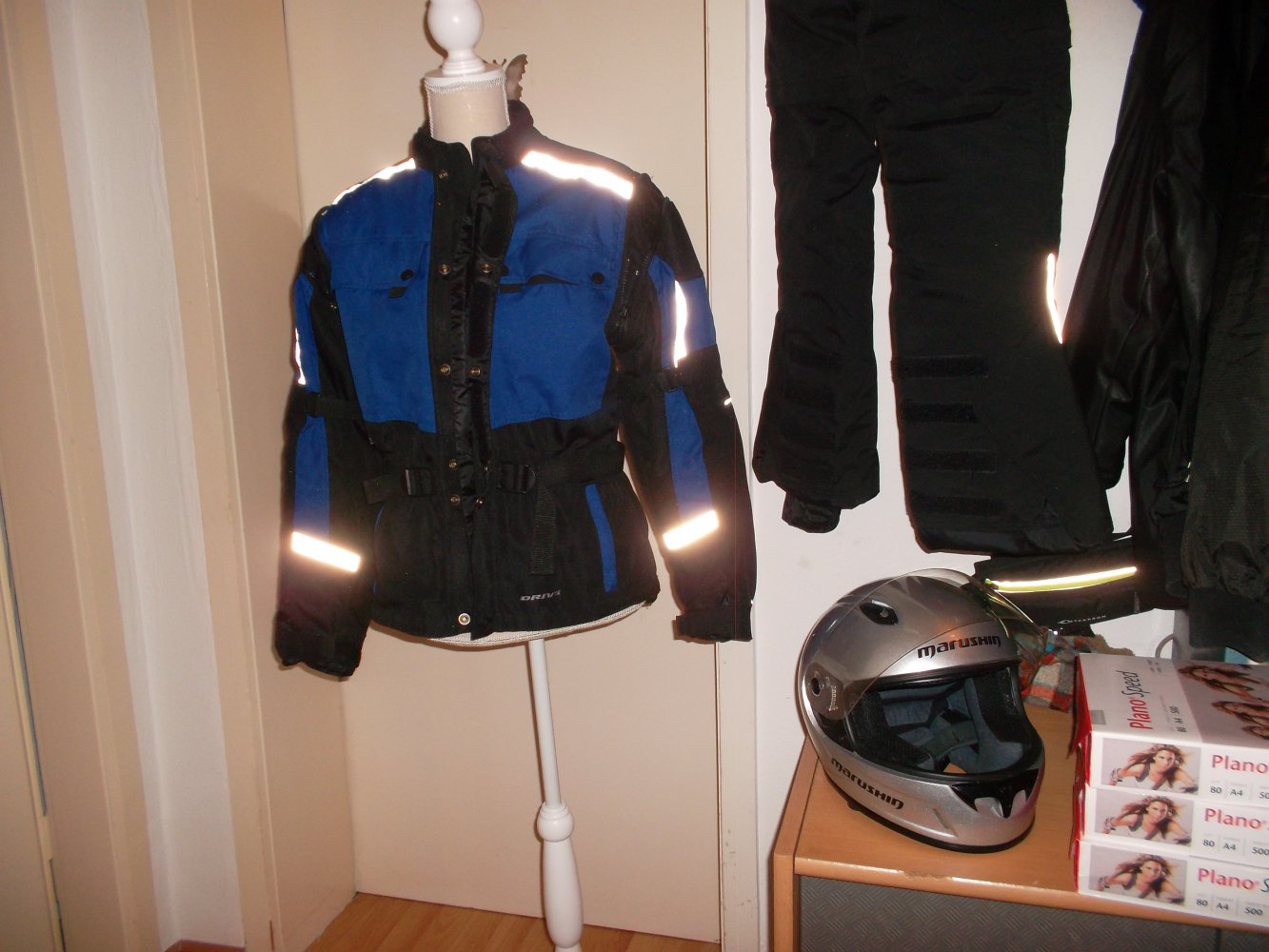hochwertige motorrad-kinderjacke,polo/polotex,158/164,neuwertig