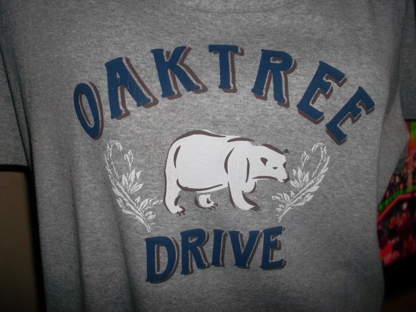 t-shirt,grau mit druck,grösse 44/46