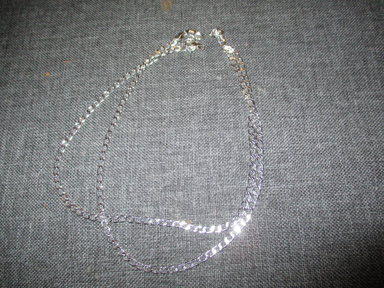 neu, 3 silberfarbige ketten , 65 cm, 70 cm, 75 cm