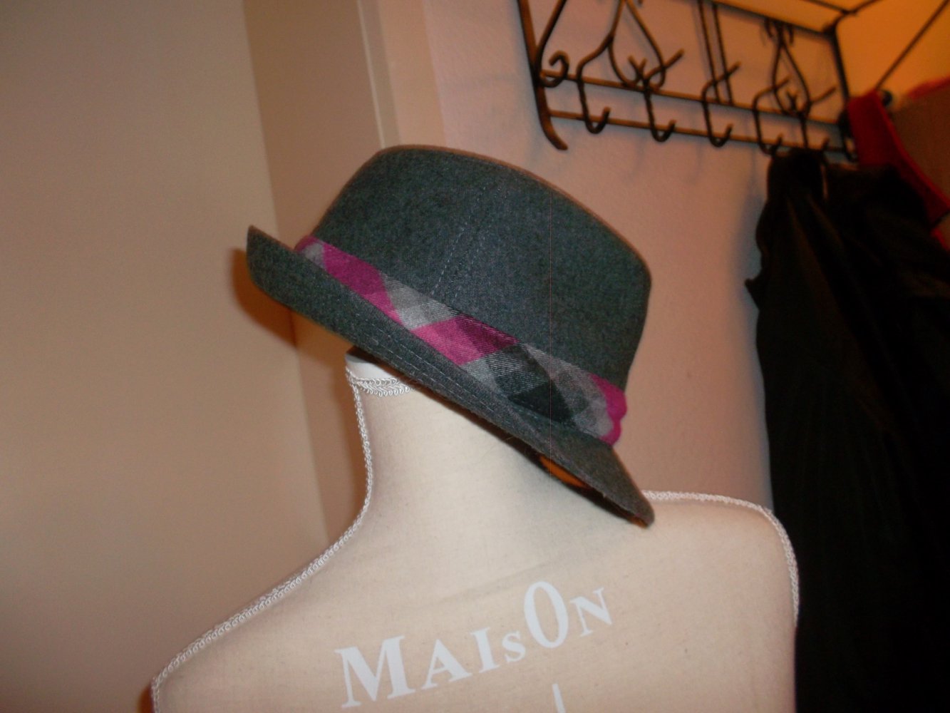 neuer grauer hut , grösse s