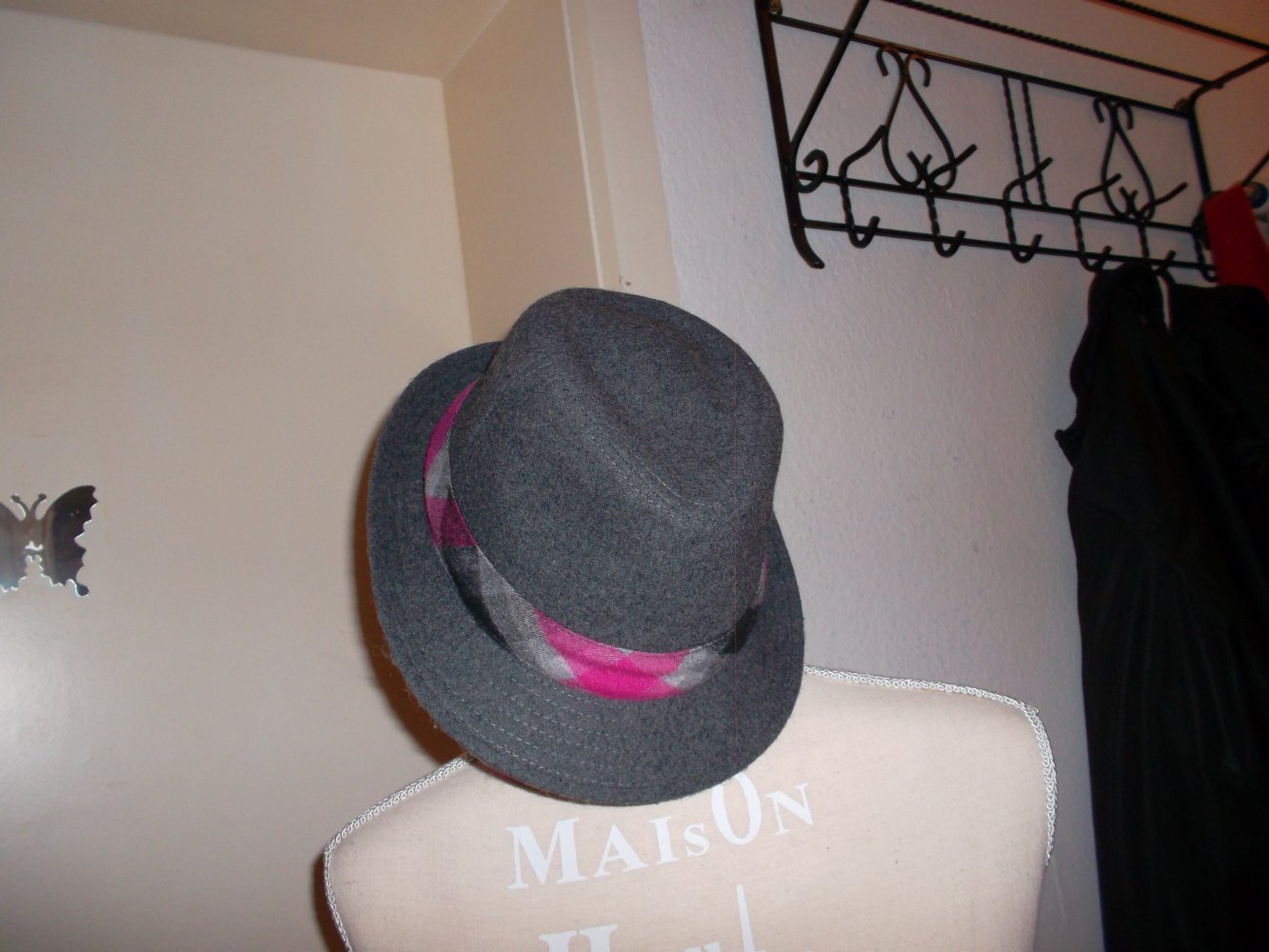 neuer grauer hut , grösse s