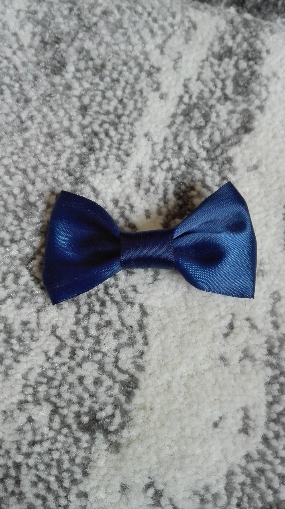 Dunkelblaue Schleife