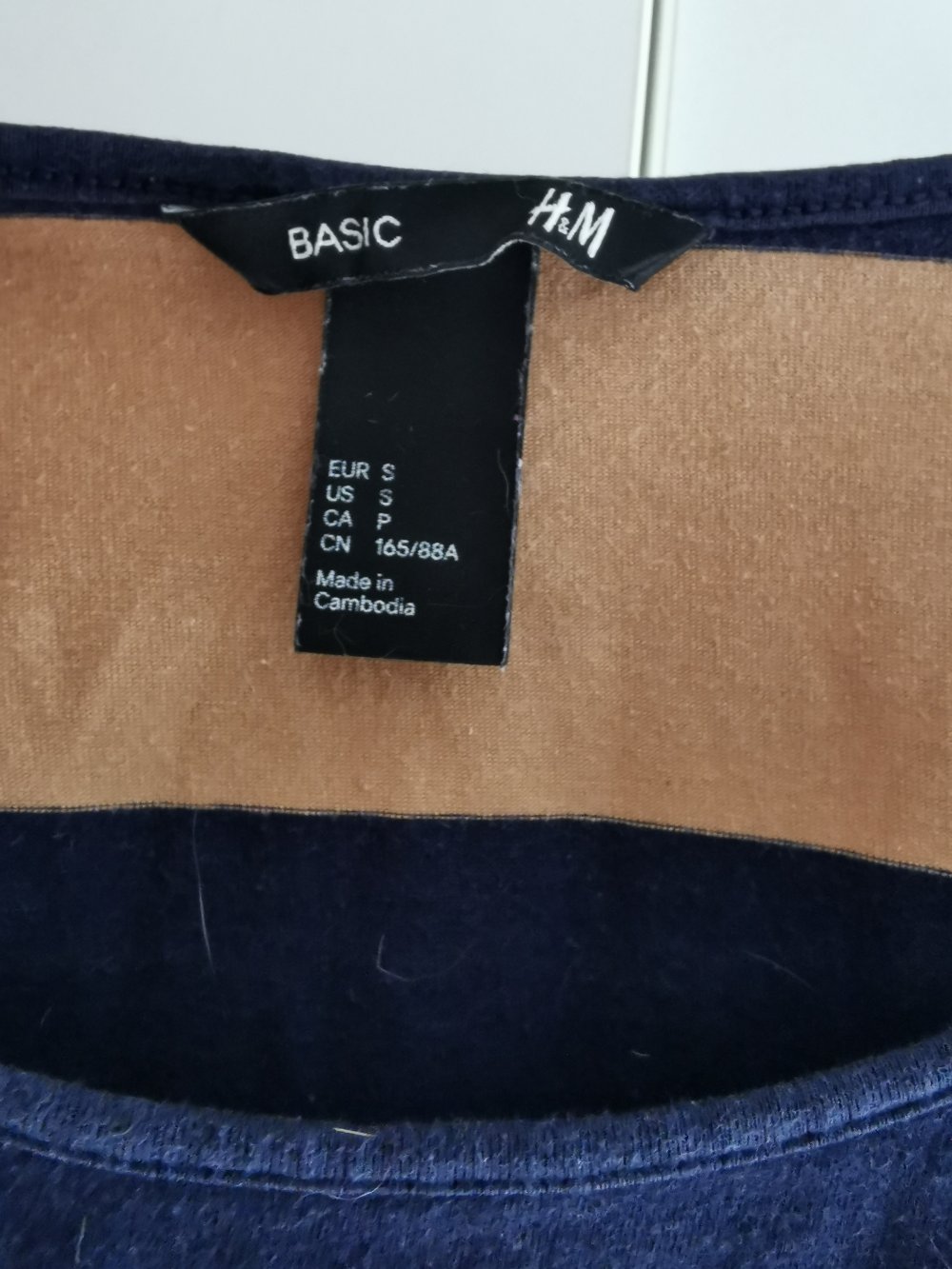 Gestreiftes Basictop von H&M