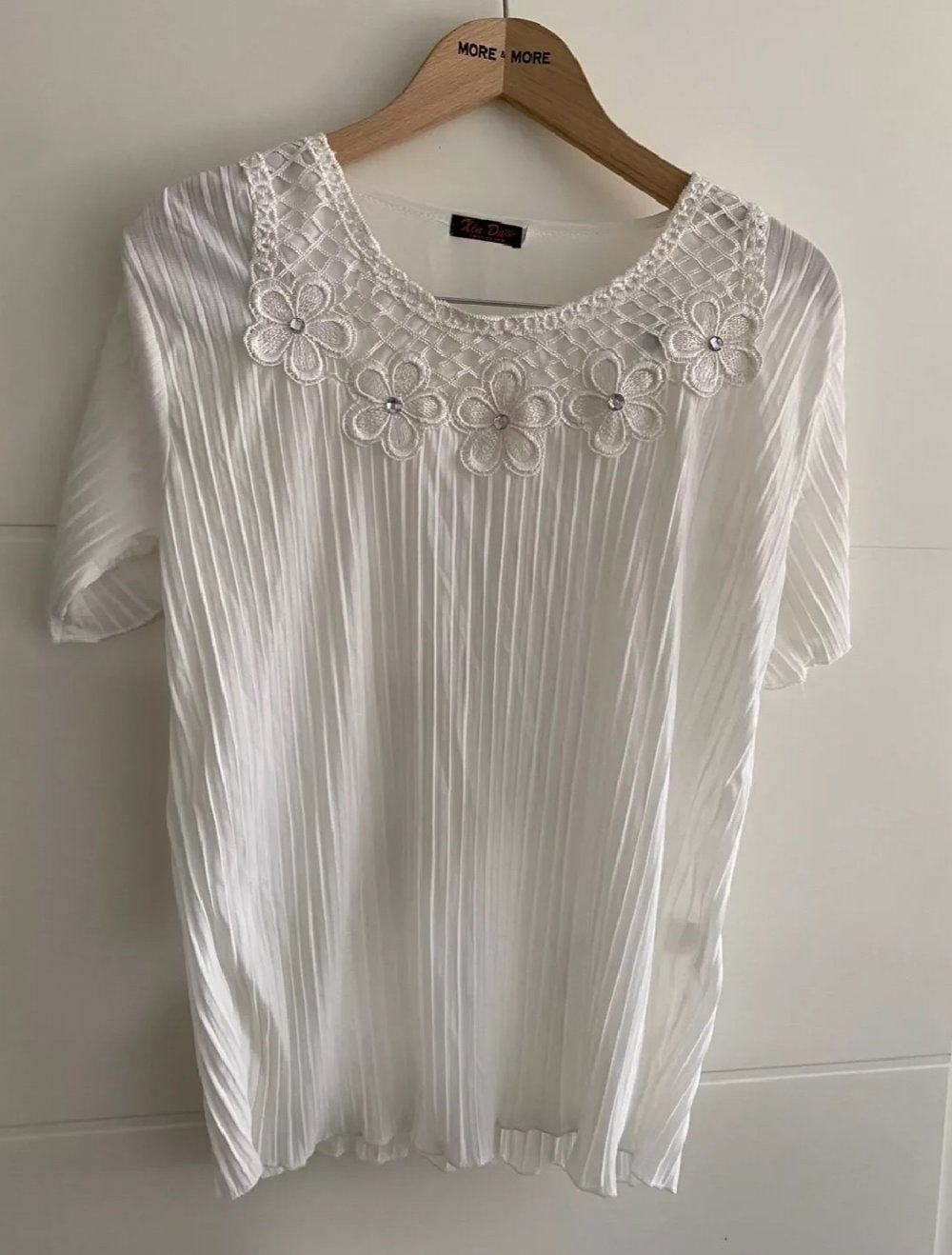 Plissee Look Oberteil Weihnachten festlich gr xxl/xxxl