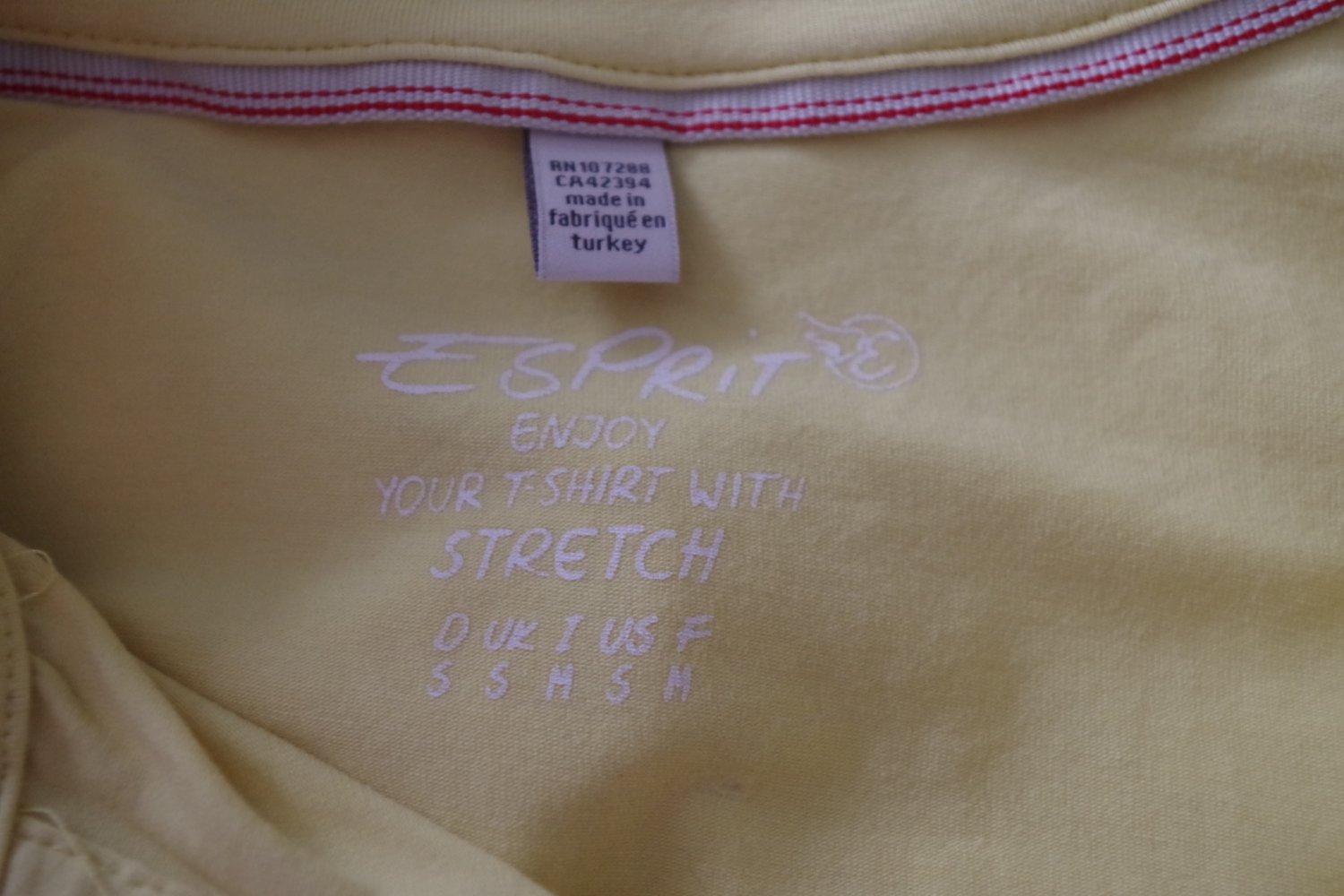 Gelbes Esprit Polo Shirt