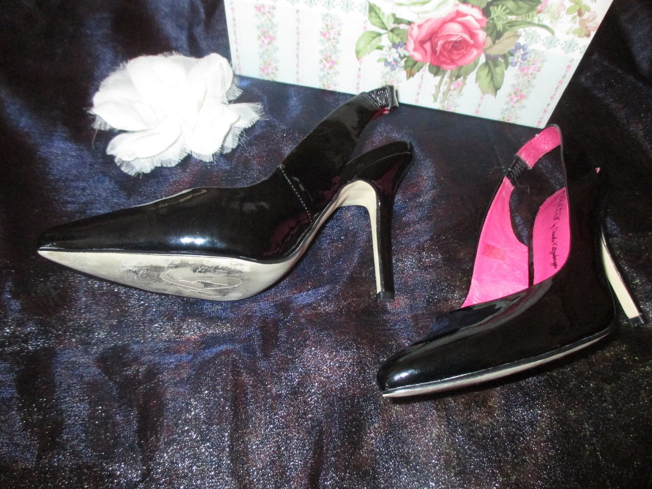 NEU * Echt * Lack- Leder * High Heels * Slingbacks * Sling- Pumps * Schuhe 