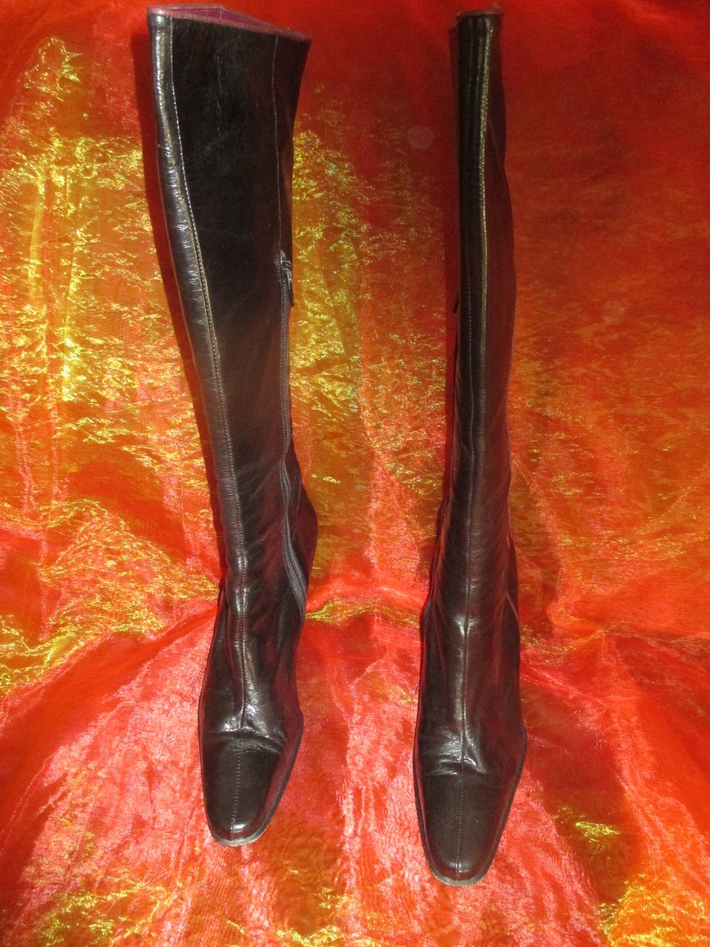 NEU * Echt- Leder * Langschaft * High-Heels * Stiefel * Boots 