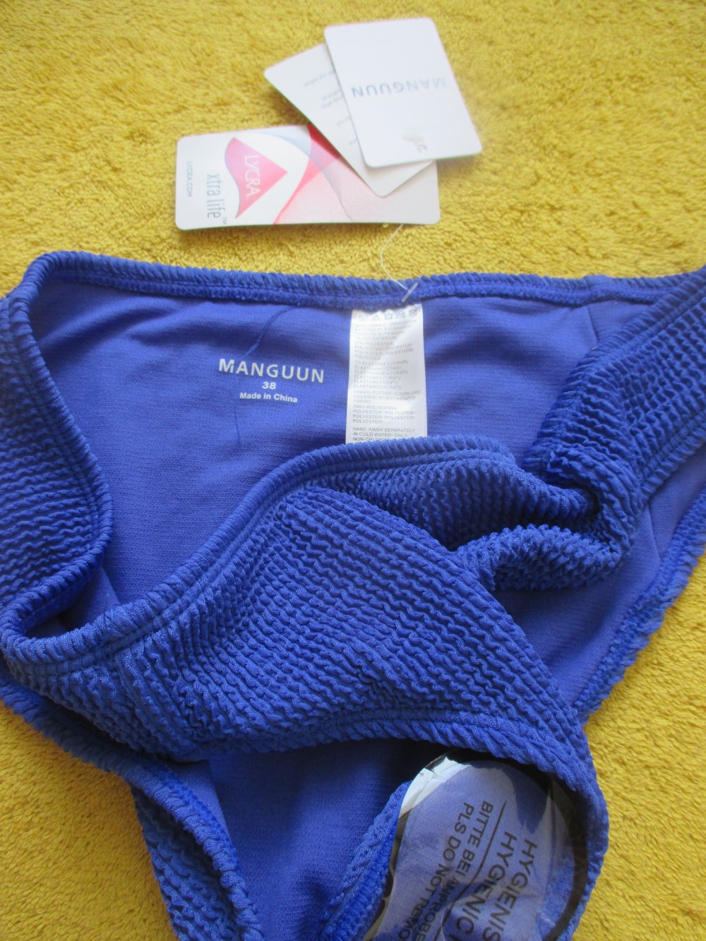 NEU mit ETIKETTEN * Sexy * Ripp- Struktur- Optik * Bikini * Höschen * Bade- Slip 