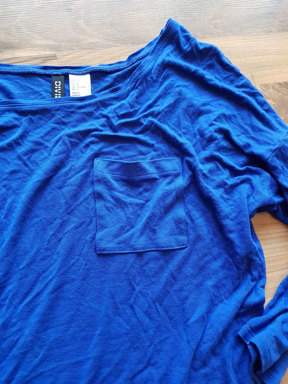 H&M, Divided, Sweatshirt, Oberteil, Shirt, Blau, Rundhals