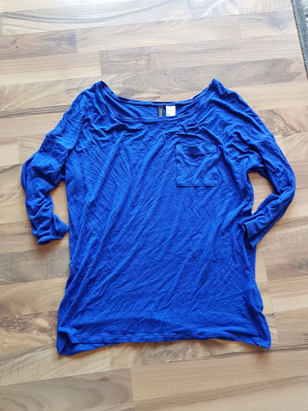 H&M, Divided, Sweatshirt, Oberteil, Shirt, Blau, Rundhals
