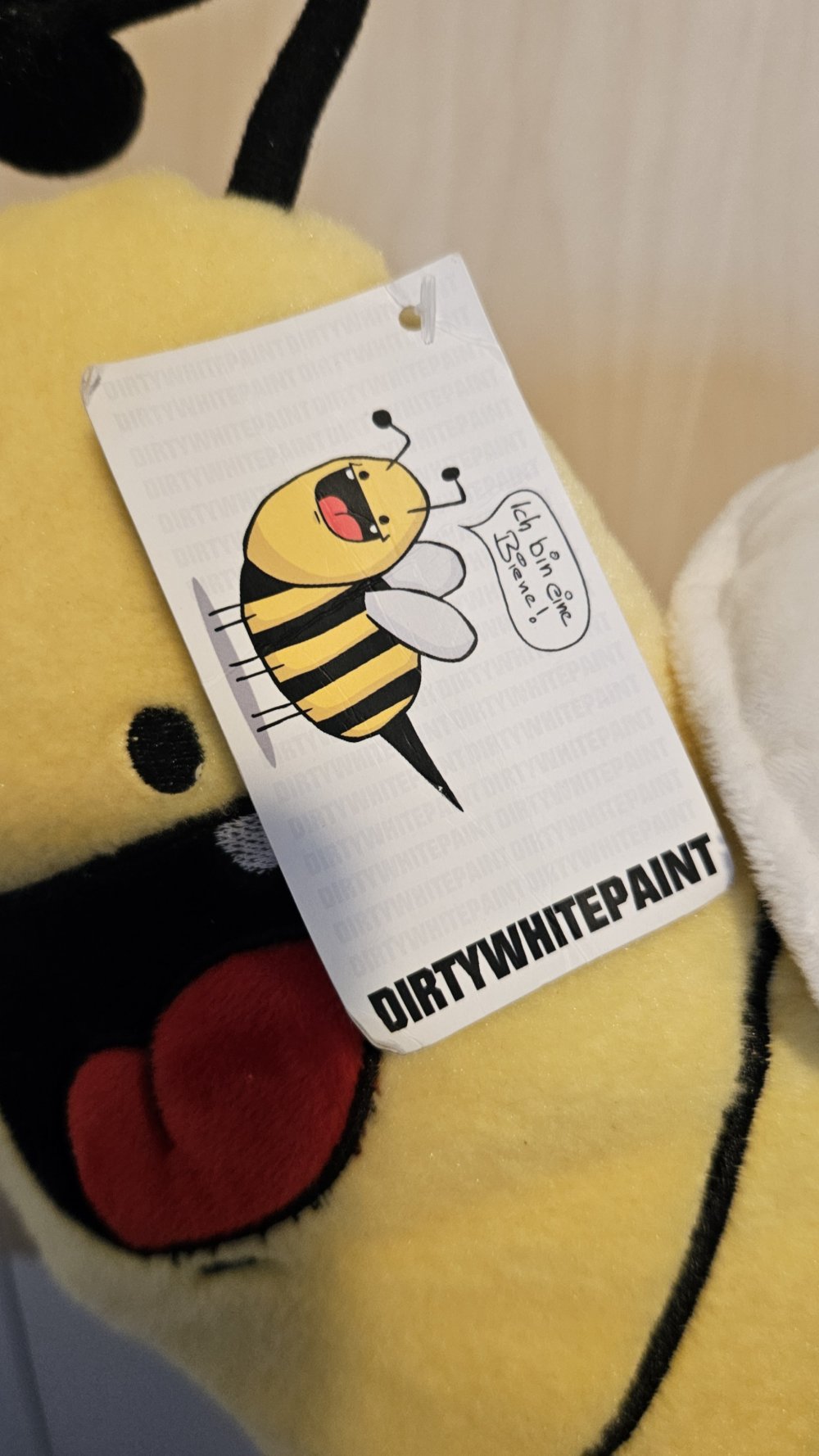 dirtywhitepaint - Ich bin eine Biele - Kissen mit Soundmodul