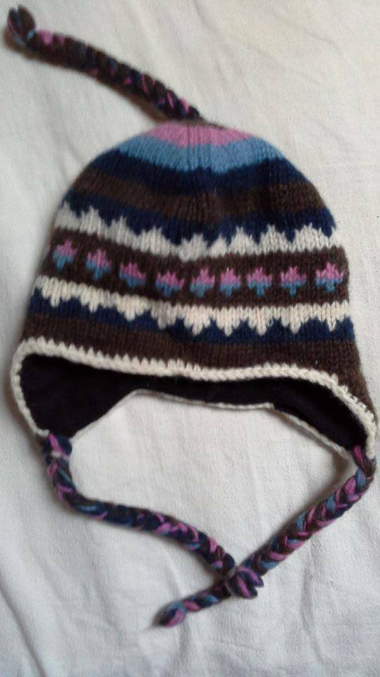 dicke strickmütze  für kinder ab ca 10  100% wolle