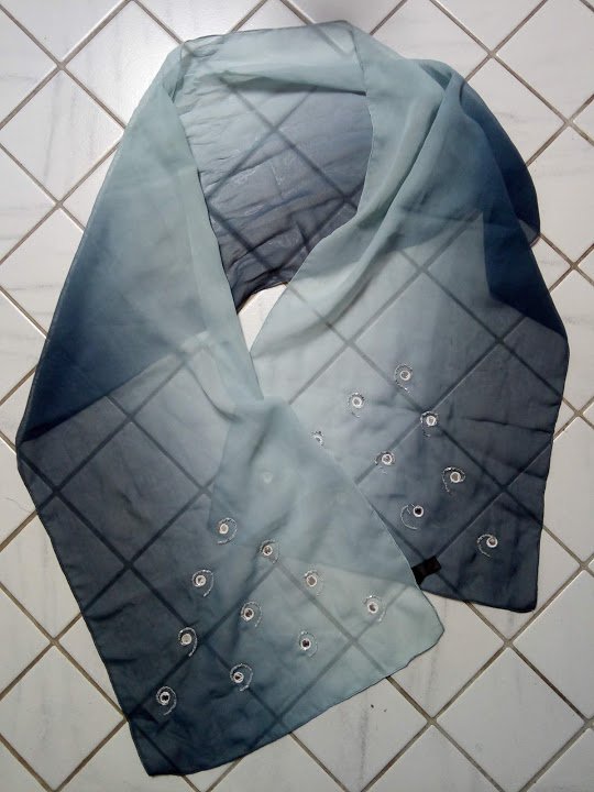 Transparenter Schal 142 x 35 cm