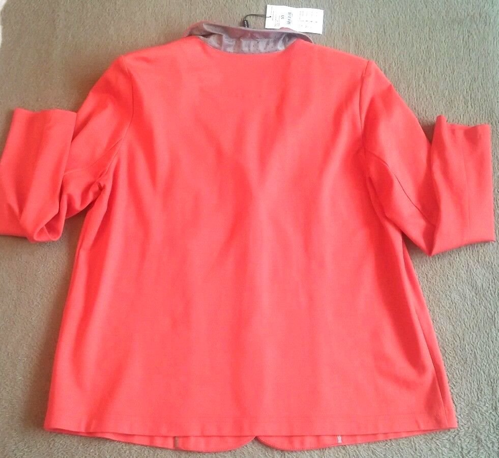 NEU Damen Jersey Blazer Gr.50 Orange von Marcona P.149,95 € 