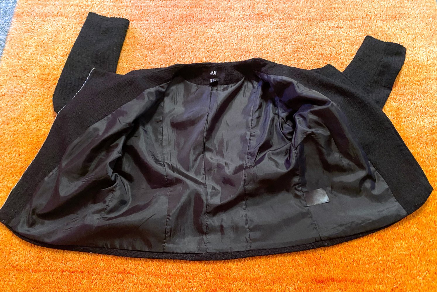 Damen Jacke Blazer Bikerjacke Gr.40 in Schwarz von H&M 