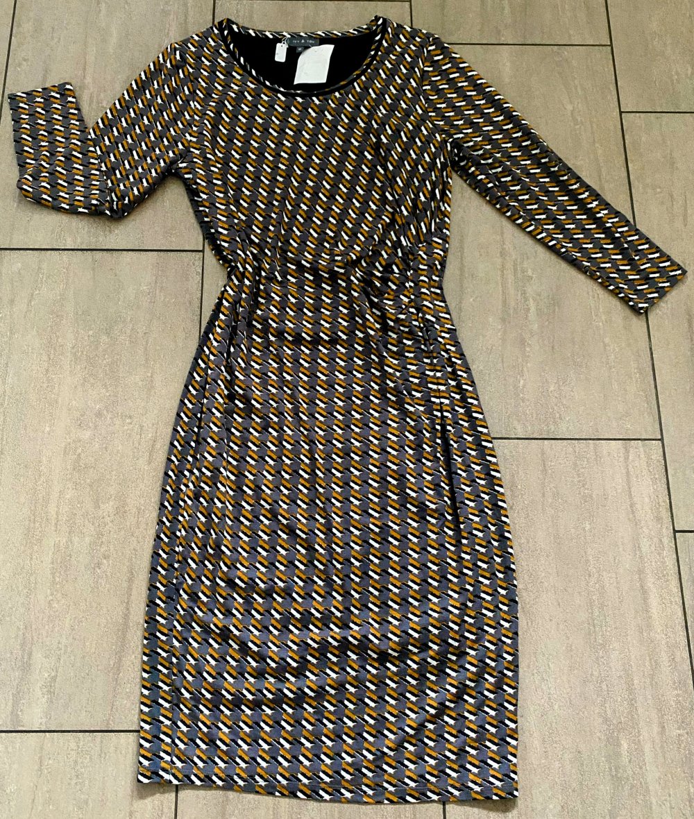 NEU Damen Kleid Jersey Stretch Gr.M Multicolour von Ivy & You P.69,95€ 