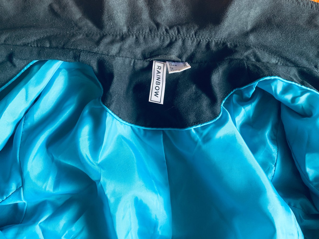 NEU Damen Übergangsjacke / Bikerjacke Gr. 40 in Schwarz von Rainbow