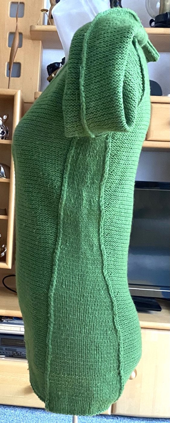 Damen Pullover Wolle Strick Gr.XS in Grün von Arqueonautas 