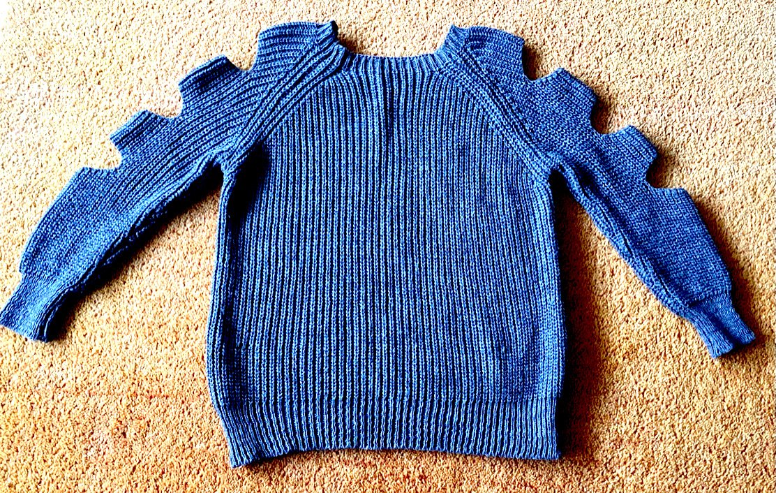 Damen Pullover Mohair Strick Gr.M in Grau Kuschelig & Neuwertig 