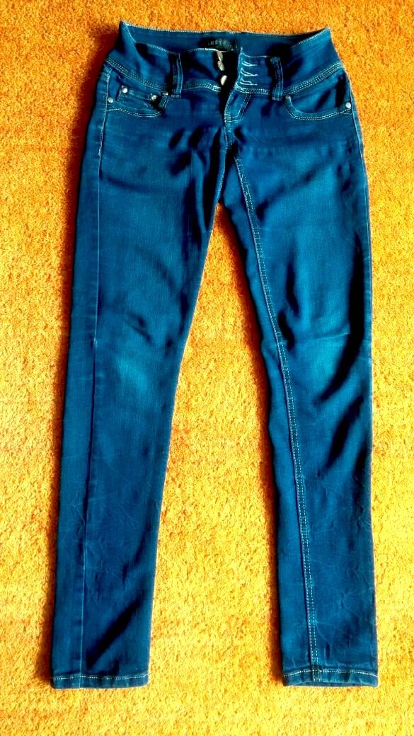 Damen Hose Stretch Jeans Gr.XS in Blau von Justy 