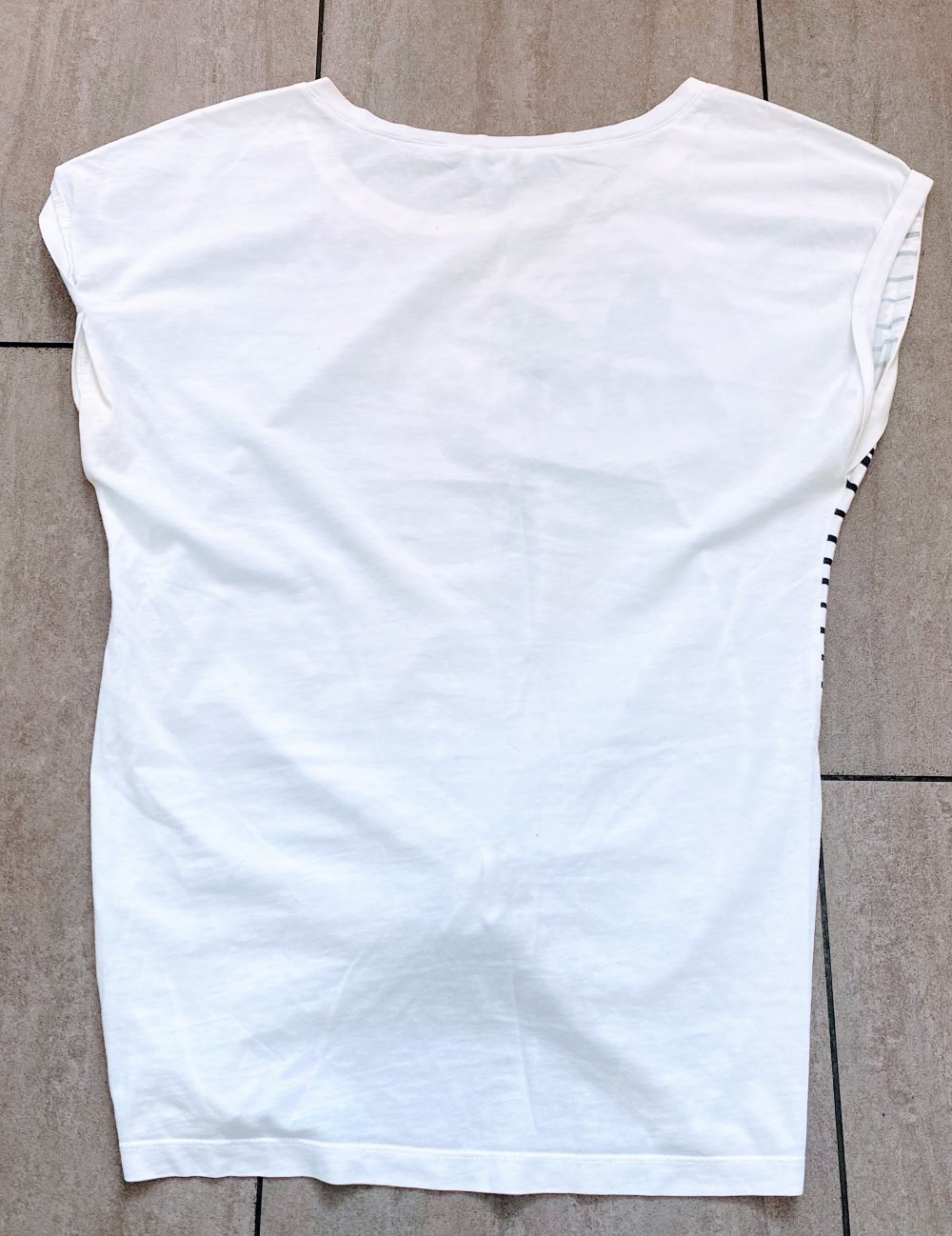 Damen Shirt mit Katzen Print, Gr.M Weiß/Schwarz von Boule NW 