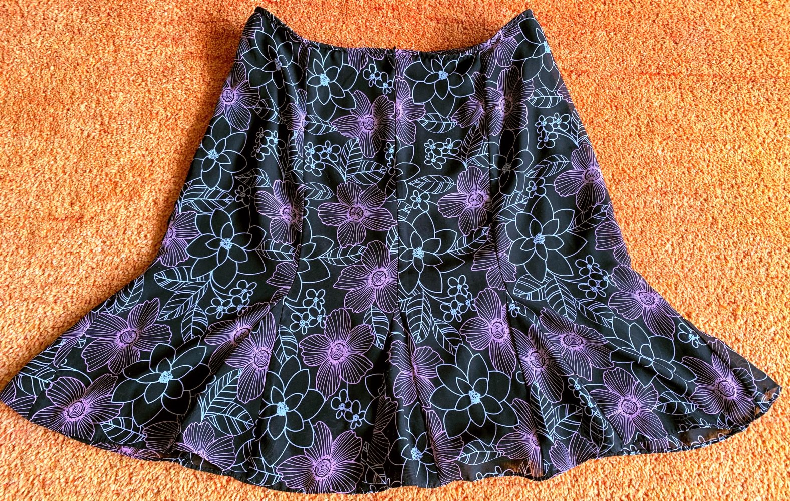 Damen Rock Sommer schwingend Gr.M in Bunt von Lori M Collection