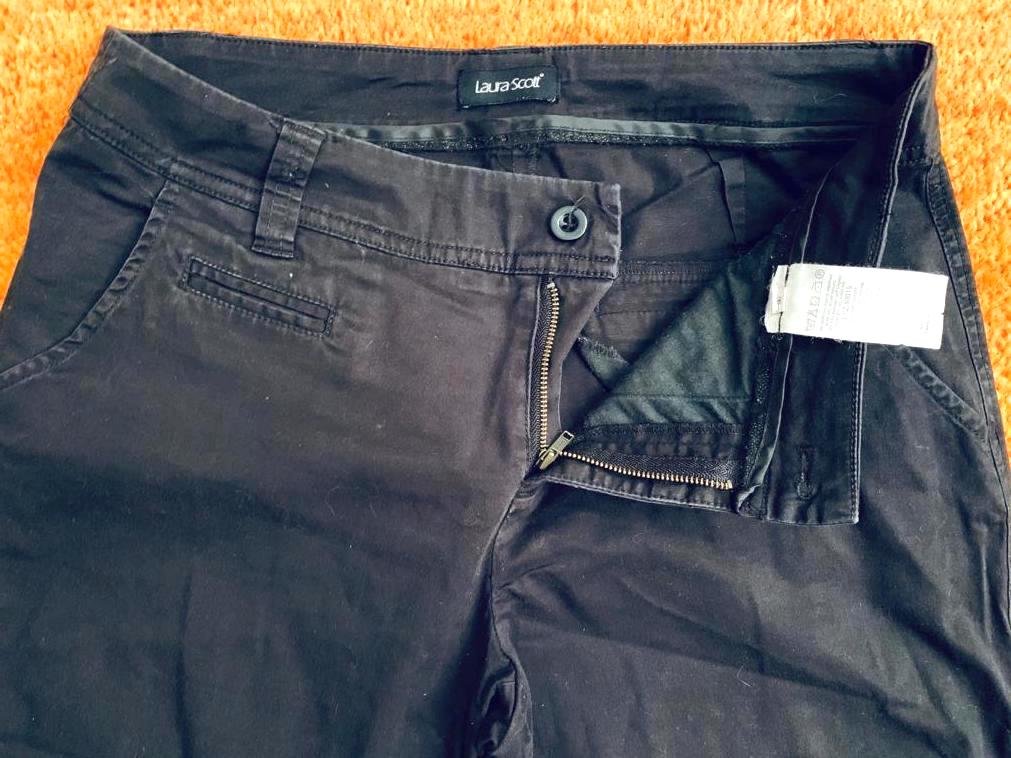 Damen Hose Stretch Jeans Gr.40 in Schwarz von Laura Scott 