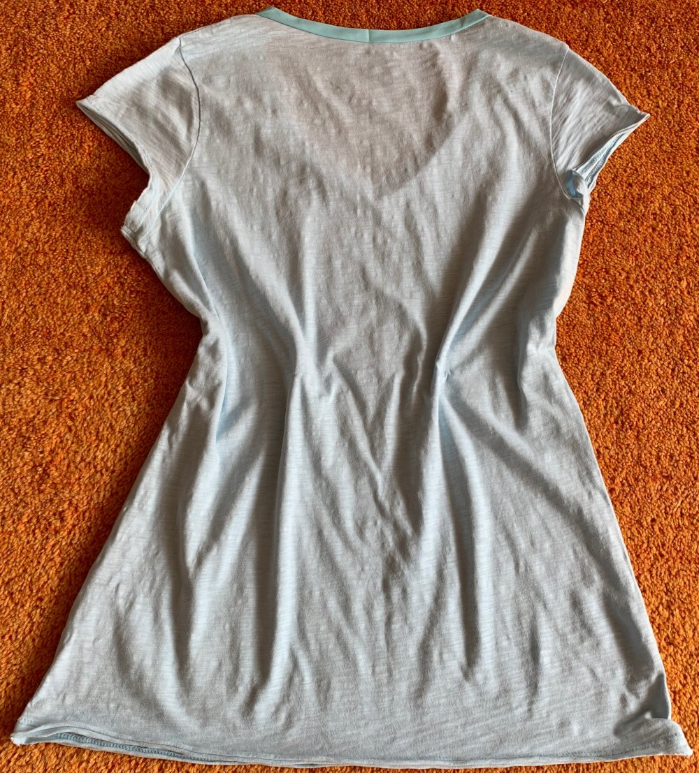 Damen Tunika Sommer Shirt Gr.S in Blau von Laura Torelli 