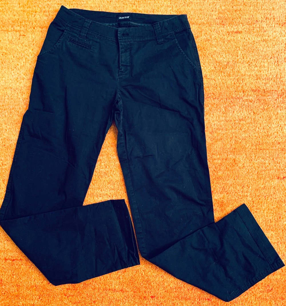 Damen Hose Stretch Jeans Gr.40 in Schwarz von Laura Scott 