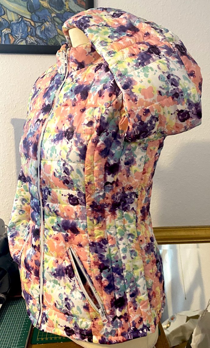 Damen Jacke Steppjacke für die Übergangszeit Gr.S Bunt & Blumig von Vero Moda NW