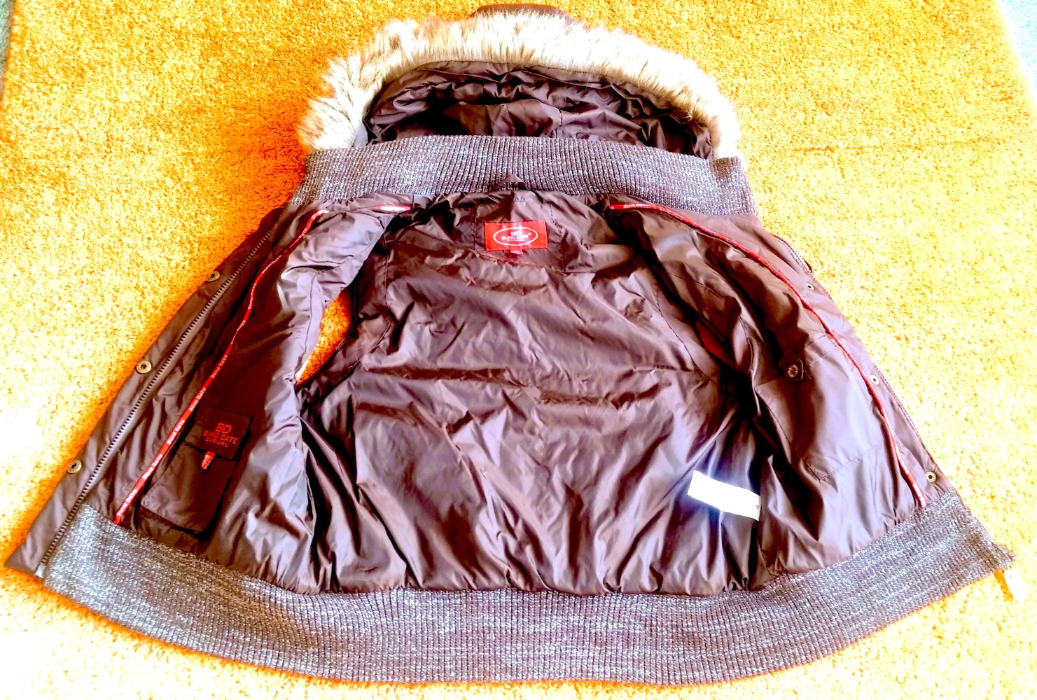 Damen Weste Winterweste mit Kapuze Gr.S/M in Braun von Blind Date NW 