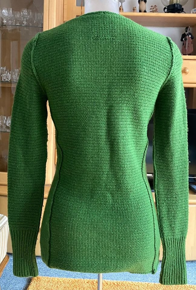 Damen Pullover Wolle Strick Gr.XS in Grün von Arqueonautas 