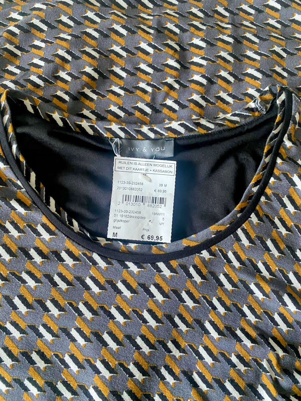 NEU Damen Kleid Jersey Stretch Gr.M Multicolour von Ivy & You P.69,95€ 